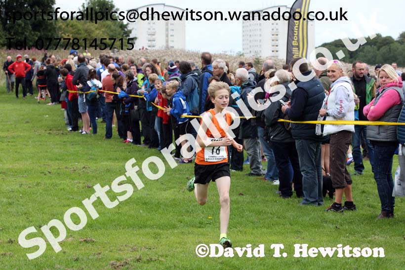 Under-13s Sunderland Harriers Open Cross Country. Photo: David T. Hewitson/Sports for All Pics
